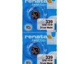 Renata 339 SR614SW Batteries - 1.55V Silver Oxide 339 Watch Battery (10 ... - £4.65 GBP+