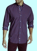 TailorByrd Men&#39;s Long Sleeve Plaid Regular Fit Shirt MM9C-J-7036, Orange, Size S - £22.69 GBP