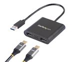 StarTech.com USB 3.0 to Dual HDMI Adapter - 4K &amp; 1080p - External Graphi... - $73.65