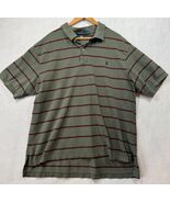 Polo by Ralph Lauren Short Sleeved Polo Shirt Olive Green Striped Men&#39;s ... - €21,08 EUR