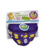 VINTAGE 1990 THE SIMPSONS BELT BAG FANNY PACK NYLON POUCH NEW OLD STOCK - £51.42 GBP