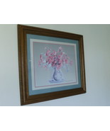 Homco Floral Picture Rare Hard To Find Item Home Interiors Wall Decor - $136.42 CAD