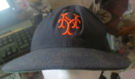 Vintage New York Mets Fitted Hat Roman Pro Size 7 1/4 100% Wool USA Made - £37.22 GBP