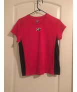 NCAA Georgia Bulldogs Women&#39;s Juniors Red &amp; Black Athleic Shirt Top Size... - £23.85 GBP