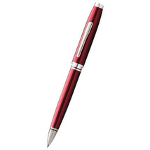 Cross Cross Coventry Ballpoint Pen with Chrome Tone - Red Lacquer - £27.56 GBP