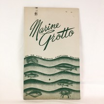 Vintage 1946 Marine Grotto Seafood Restaurant Portland Oregon Food Paper Menu - £10.87 GBP