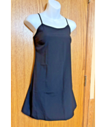 Vintage Knee length Slip/Chemise with tags PS Black - $16.00