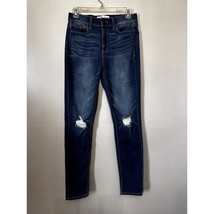 Mudd FLXStretch High Rise Skinny Dark Wash Jeans 7 - £11.76 GBP