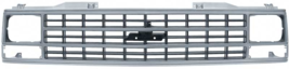 OER Argent Silver With Single Headlamp Front Grille For 1988-1993 Chevy ... - $99.98