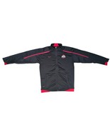 Nike Ohio State Buckeyes Long Sleeve Fit-dry Grey Zip Track Jacket Men S... - $50.86 CAD