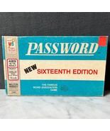 Vintage Password Game 1962 Milton Bradley New 16th Edition-Complete Grea... - $32.39 CAD