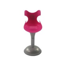 Barbie Pink and Silver Salon Chair with NO Suction Cup - $5.57