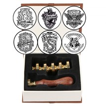 Wax Seal Stamp Set, 6Pcs Hogwarts Wax Sealing Wax Stamps Copper Seals+1 ... - £37.53 GBP