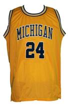 Jimmy King Custom College Retro Basketball Jersey Sewn Gold Any Size image 4
