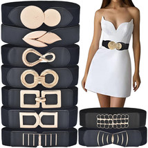 Cinturón Ancho Elástico Mujer Vestidos Elásticos Clásicos Con Cincha A L... - $17.98+