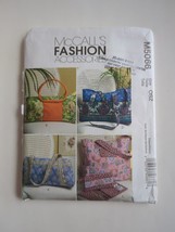 McCalls Sewing Pattern M5066 Four Styles Handbag Purse Tote Wallet Fashion Uncut - £7.58 GBP