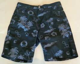 Cremieux Size 33 AVALON S45HX505 Navy Blue New Mens Flat Front Shorts - $69.30