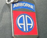 ARMY 82ND AIRBORNE DIVISION DOGTAG DOG TAG LAPEL PIN BADGE 1.5 X 5/8 INCHES - $6.54