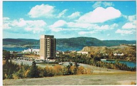 Newfoundland &amp; Labrador Postcard Corner Brook Provincial Building  - £2.24 GBP