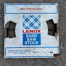 Lenox 15&#39; Neo Type Hard Back Hook 4 Teeth 3/4 Band Saw Blade Coil 3/4x.032 - $17.95