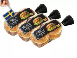 3 packs Korvbröds Bagarn Frisco MAX Hamburgerbröd  Premium Swedish Burge... - $26.90