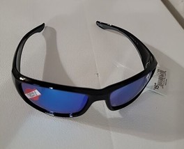 Piranha Sport Flex Temple Wrap Sunglasses Sleek Black Frames Gray Arms 62169 - £10.82 GBP