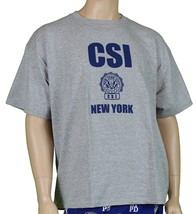 Torkia Csi New York Crime Scene Tee Investigation T-Shirt Gray Torkia - £13.38 GBP+