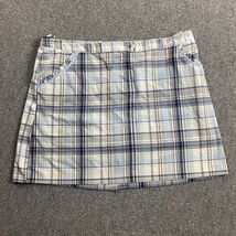 Izod Golf Skort Women&#39;s 14 Plaid Cool FX Classix Polyester Blend - €16,30 EUR
