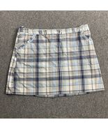 Izod Golf Skort Women&#39;s 14 Plaid Cool FX Classix Polyester Blend - $347.10 MXN