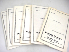 Philatelic Bibliopole Literature Catalogs Lot of 6 1986-2000 Scarce - £10.27 GBP