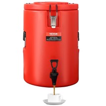 VEVOR Stainless Steel Insulated Beverage Dispenser, 4.5 Gallon 17.2 Liter, Therm - $136.77