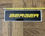 Auto Decal Sticker Berger - $8.79