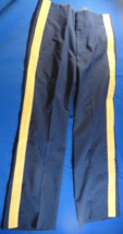 USGI ASU DRESS PANTS GOLD STRIPE BRAID ARMY NCO OFFICER SUSPENDER 30.5X29 - £17.27 GBP