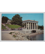 1976 PORTICO OVER PLYMOUTH ROCK VINTAGE POSTCARD STAMPED AND DATED RETRO... - $16.44 CAD