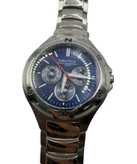 Nautica Men&#39;s Chronograph Watch Stainless Steel Blue Dial Water Resistan... - $152.80 CAD