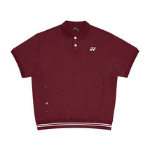 YONEX 23FW UnisexTennis T-Shirts Sports Apparel Clothing Burgundy NWT 23... - $71.91