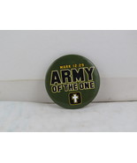 Religious Pin - Mark 12:29 Army of the One Military Style - Celluloid Pin  - $15.00