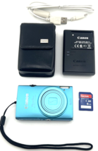 Canon PowerShot ELPH 110 HS IXUS 125 BLUE Digital Camera 16.1MP 5x Zoom ... - £405.72 GBP