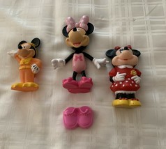 Tootsietoy Minnie Mickey Mouse Bubble Blower Mattel Disney Diver Bowtique 3 Toys - £9.54 GBP