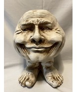 Homestyles Muggly 14 In Tall Resin Funny Face With Feet Planter W Drain ... - $70.00