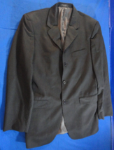 3 BUTTON DESIGNER JONES NEW YORK DARK GRAY SUIT JACKET 39L / 39 LONG - £31.83 GBP