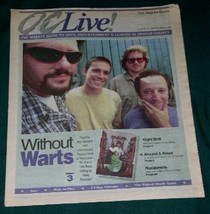 Toad The Wet Sprocket Oc Live Newspaper Supplement Vintage 1995 - £19.97 GBP