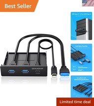 High-Speed USB Hub (20Gbps) for 3.5 Inch PC Cases - Plug and Play Conven... - $45.00