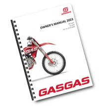 GASGAS 2023 - MC EX 450F - OWNERS MANUAL - REPRINTED - $49.99