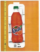 Coke Chameleon Size Fanta ORANGE 20 oz BOTTLE Soda Machine Flavor Strip - £2.38 GBP