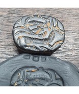 Mysterious animals Antique Jewelry Egyptian Art Scarab Stamp Bead Amulet... - €79,52 EUR