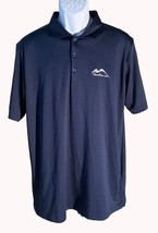 ANTIGUA Mens Short Sleeve Button Down Prescott Golf Club Polo Shirt Blue... - £9.30 GBP