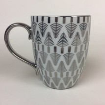 Avon Silver Christmas Trees Coffee Tea Mug Cup - £11.82 GBP
