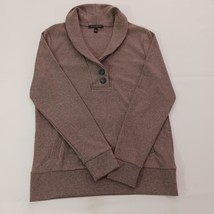 Banana Republic RN#54023 Women&#39;s Dark Beige Cotton Blend Pullover Sweate... - €19,48 EUR