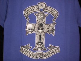 TeeFury Nightmare YOUTH XL &quot;Appetite For Darkness&quot; Before Christmas GNR Purple - £10.39 GBP
